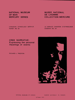 cover image of Cree narrative